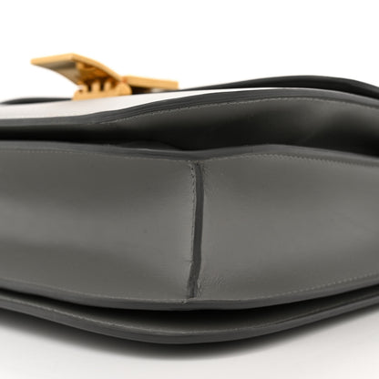 Celine Box Calfskin Medium Classic Box Flap Bag Zinc 10 of 14