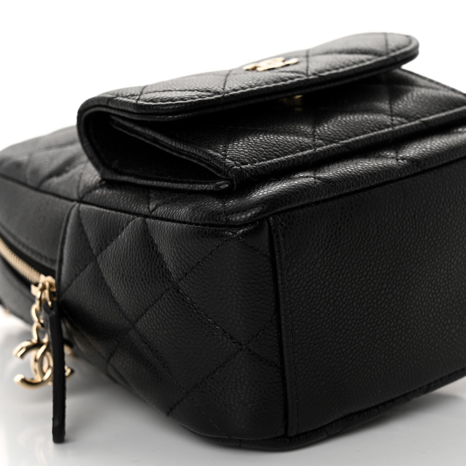 Chanel Caviar Quilted CC Mini Classic Backpack Black 9 of 10