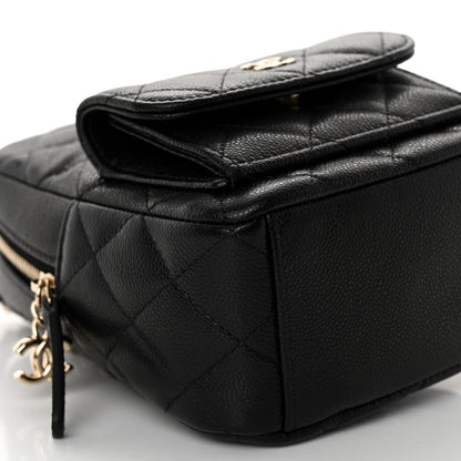 Chanel Caviar Quilted CC Mini Classic Backpack Black 9 of 10