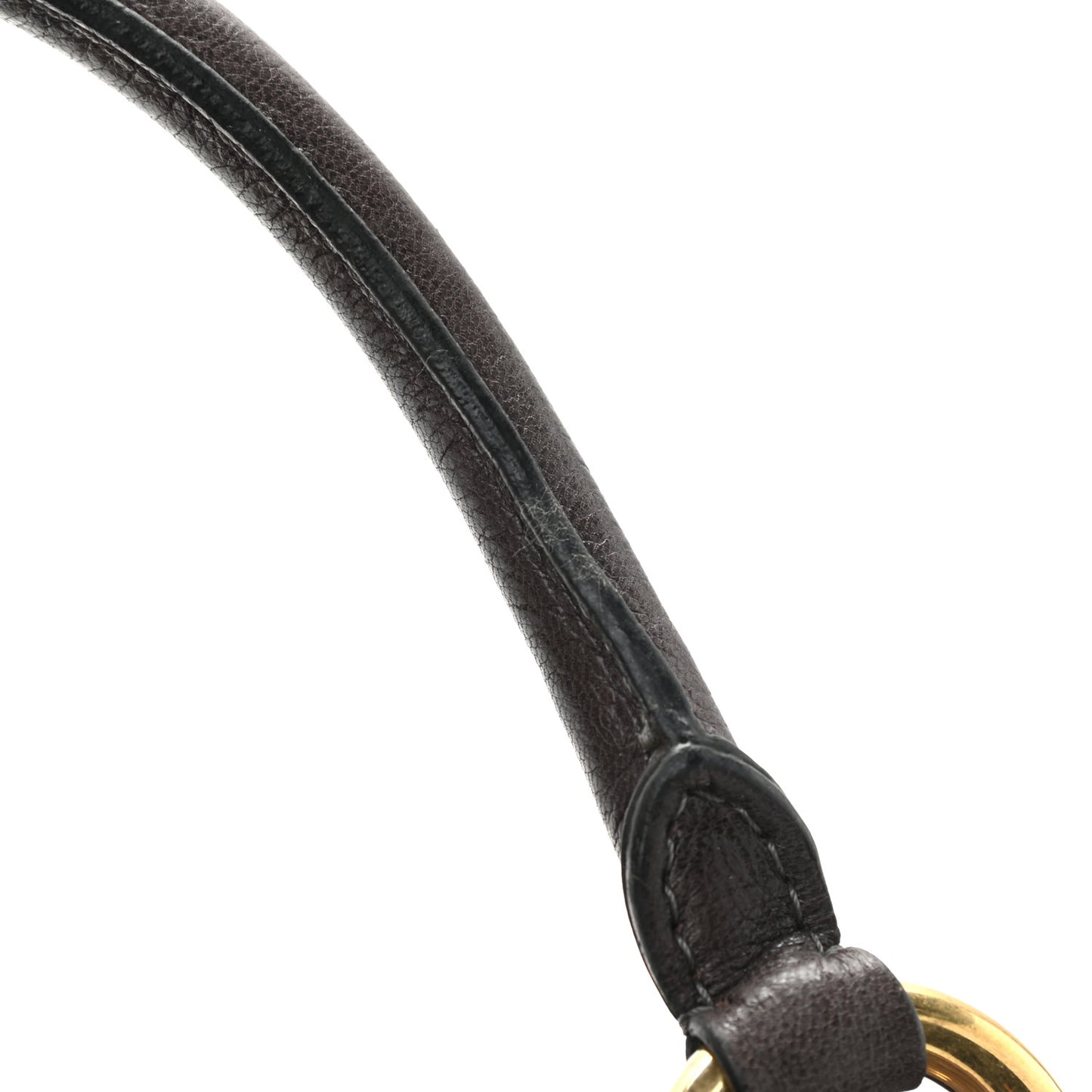 Calfskin Quilted Stam Brown