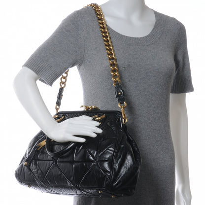 Marc Jacobs Leather Patchwork Stam Black 2 of 7