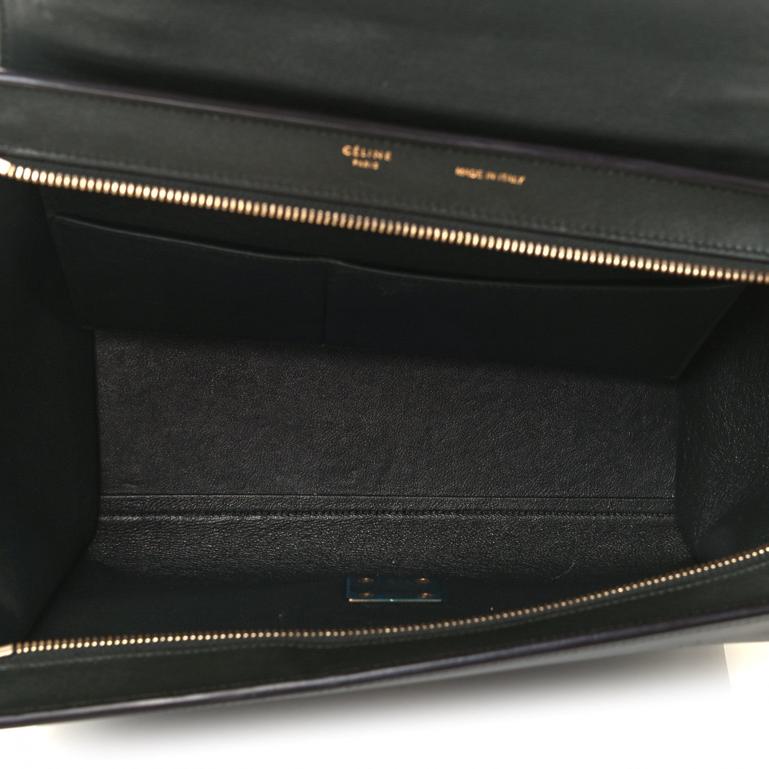 Celine Bullhide Calfskin Small Tri-Color Trapeze Jade 4 of 4
