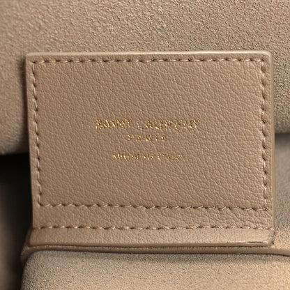 Saint Laurent Calfskin Large Shopping Tote Dark Beige 8 of 13