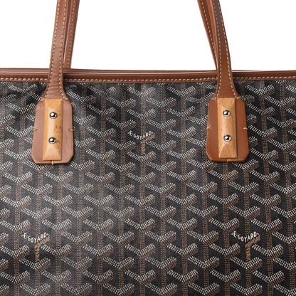 Goyard Goyardine Marquises Tote Black Gold 16 of 16