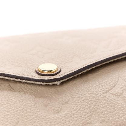Louis Vuitton Empreinte Pochette Felicie Chain Wallet Tourterelle 10 of 10