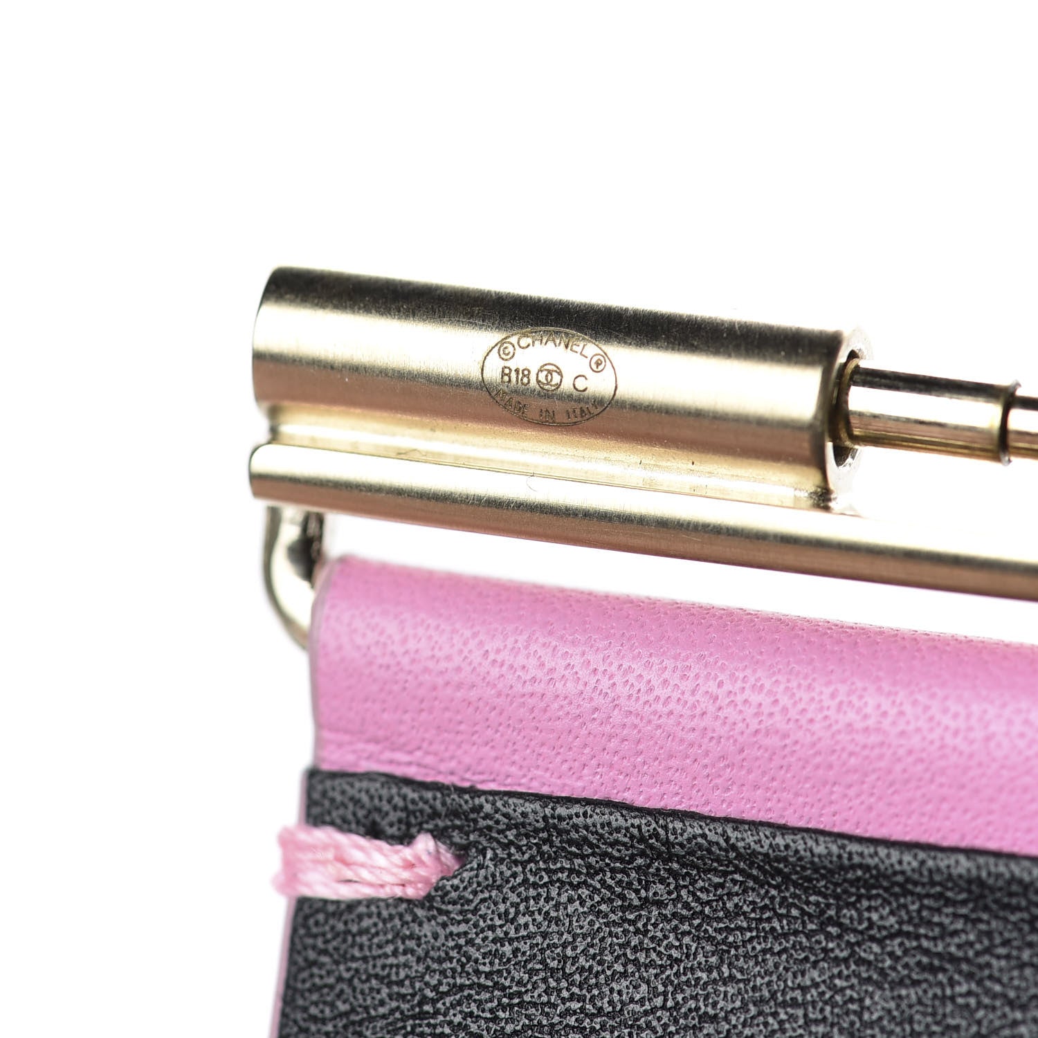 Chanel Calfskin CC Wide Cuff M Pink 6 of 7