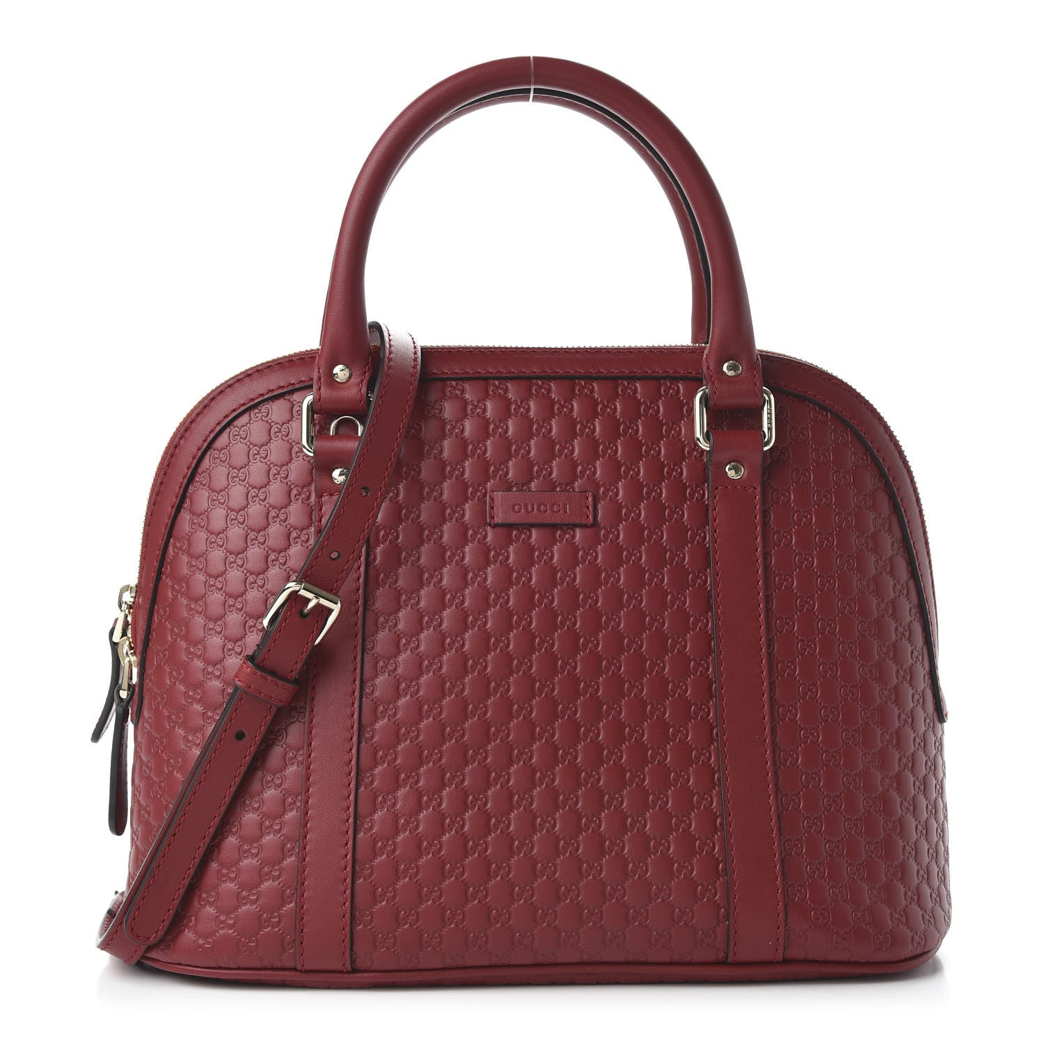Gucci Microguccissima Medium Dome Bag Red 1 of 10