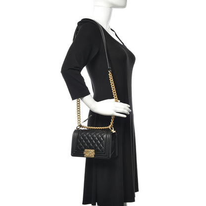 Chanel Caviar Quilted Small Boy Flap Black 2 of 11