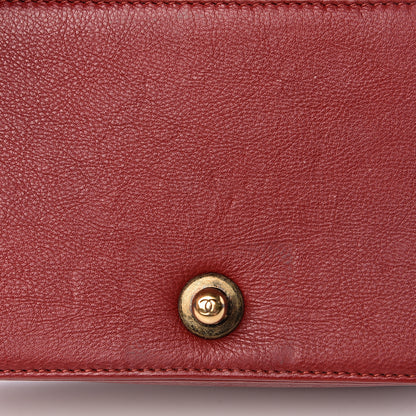Chanel Goat Hair Small Boy Flap Red 16 of 20