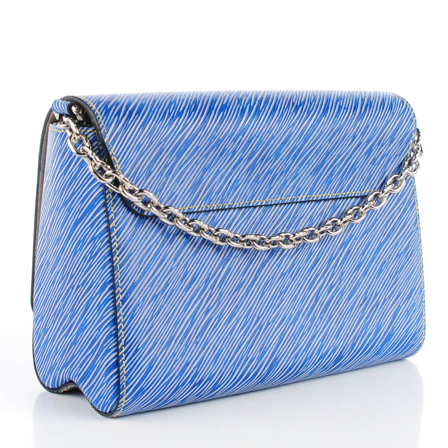 Epi Twist Shoulder Bag MM Denim Light