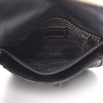 Burberry Calfskin Nova Check Small Bum Bag Black 5 of 12