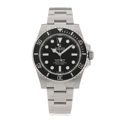 Rolex Stainless Steel 40mm Oyster Perpetual Submariner Watch Black 114060 1 of 5