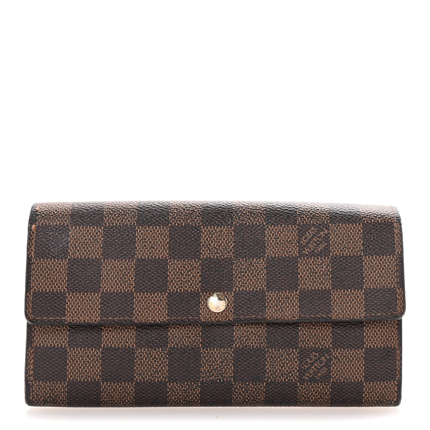 Louis Vuitton Damier Ebene Sarah Wallet 1 of 6