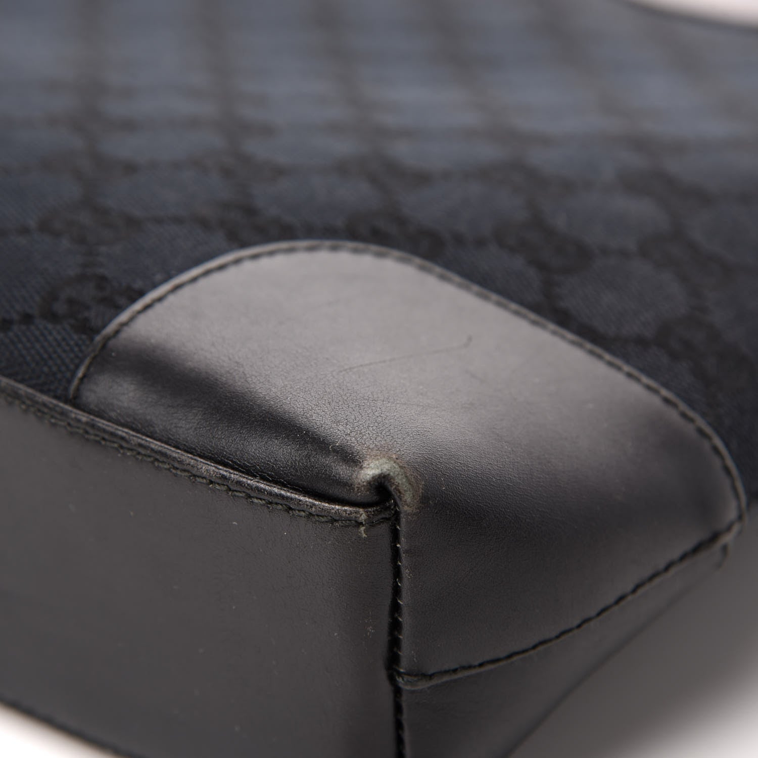 Gucci Monogram Shoulder Bag Black 9 of 12