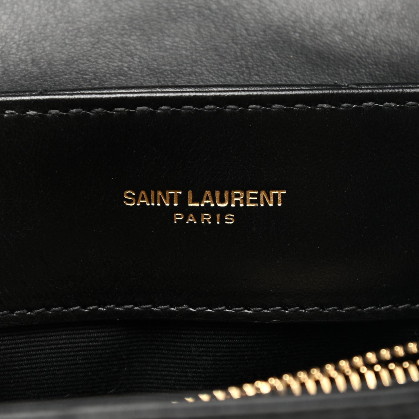 Calfskin Y Quilted Monogram Small Loulou Chain Satchel Black