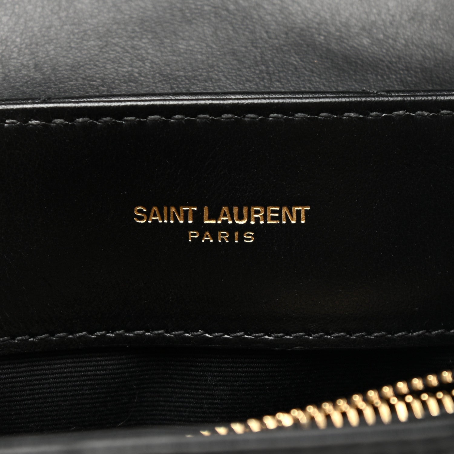 Saint Laurent Calfskin Y Quilted Monogram Small Loulou Chain Satchel Black 6 of 11