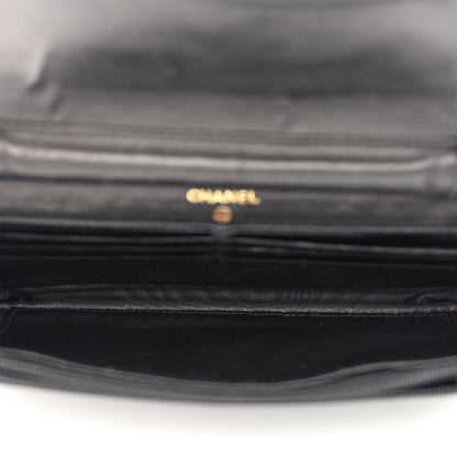 Chanel Patent Timeless CC Wallet On Chain WOC Black 5 of 14