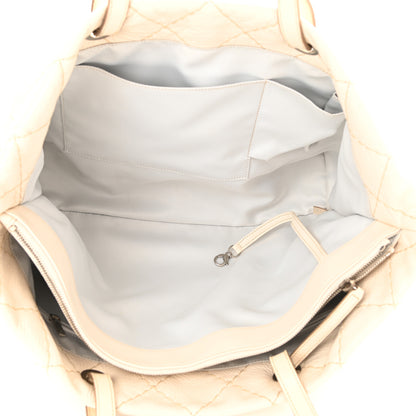 Chanel Glazed Calfskin Large On The Road Tote Beige Clair 5 of 12