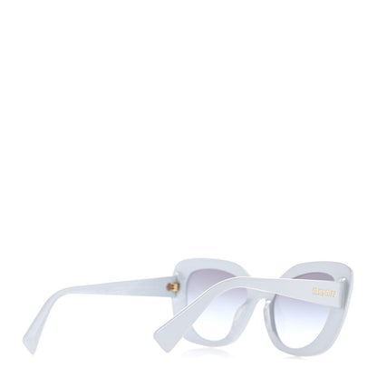 Miu Miu Acetate Cat Eye Sunglasses SMU06X-A Light Blue 4 of 9
