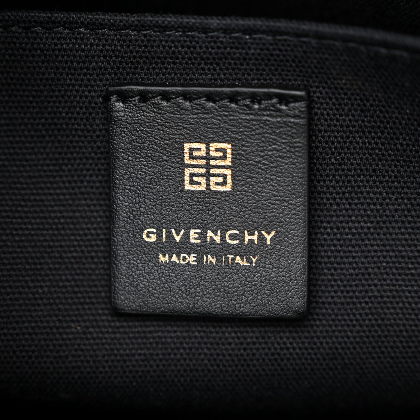 4G Coated Canvas Logo Medium G-Tote Black