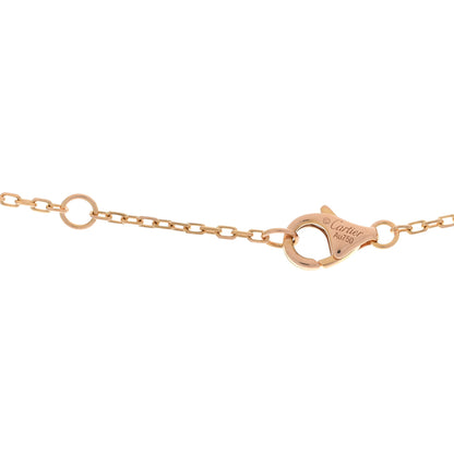 Cartier 18K Pink Gold Diamond Juste Un Clou Paved Pendant Necklace 3 of 4