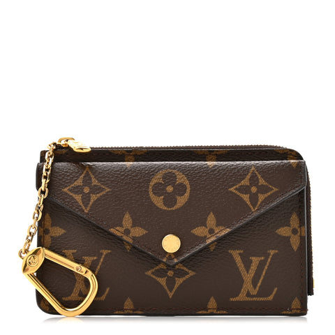 Monogram Recto Verso Card Holder Black