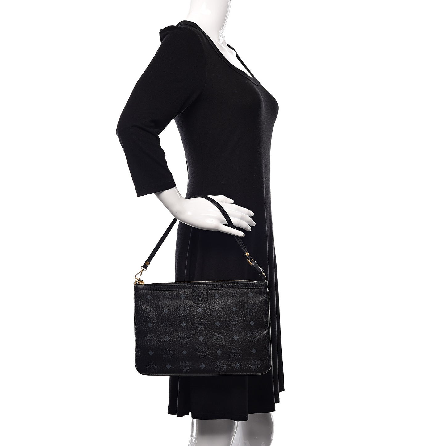 Visetos Liz Shopper Tote Pouch Black