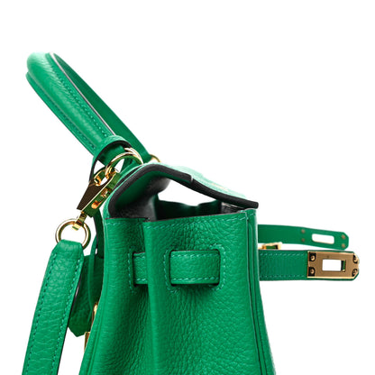 Hermes Togo Kelly Retourne 25 Menthe 16 of 36