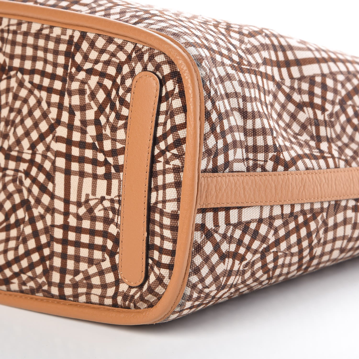 MCM Visetos Medium Liz Reversible Shopper Tote Cognac 14 of 14