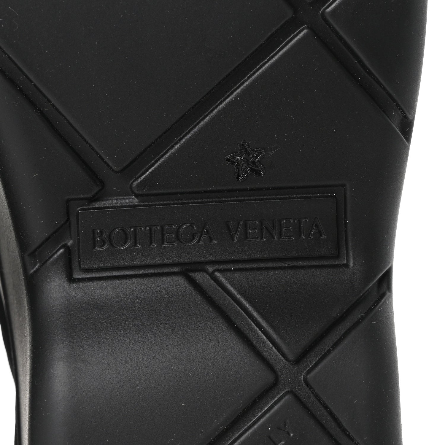 Bottega Veneta Technical Fabric Rubber Puddle Bomber Boots 36 Black Grass 7 of 8