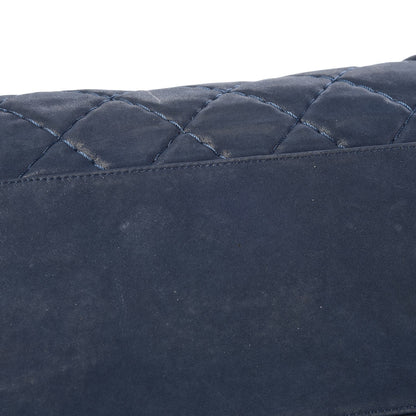 Chanel Iridescent Calfskin Quilted Relax CC Bowler Blue 10 of 10
