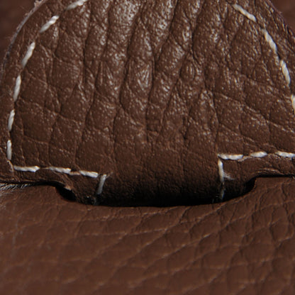 Hermes Taurillon Clemence Evelyne III PM Etoupe 5 of 14