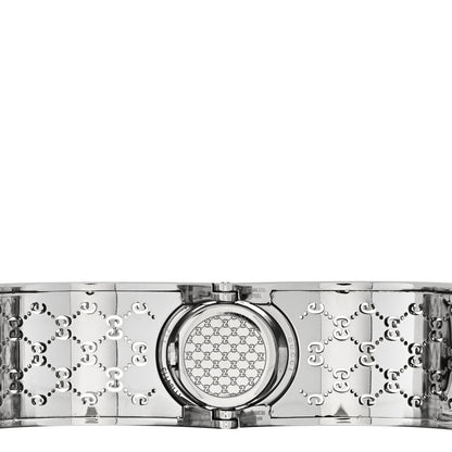 Gucci Stainless Steel Diamond Pave Bezel Mother of Pearl 23mm Twirl Quartz Watch 4 of 4
