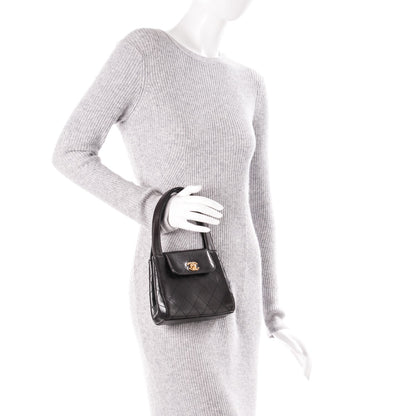 Chanel Lambskin Quilted Flap Bag Black 2 of 7