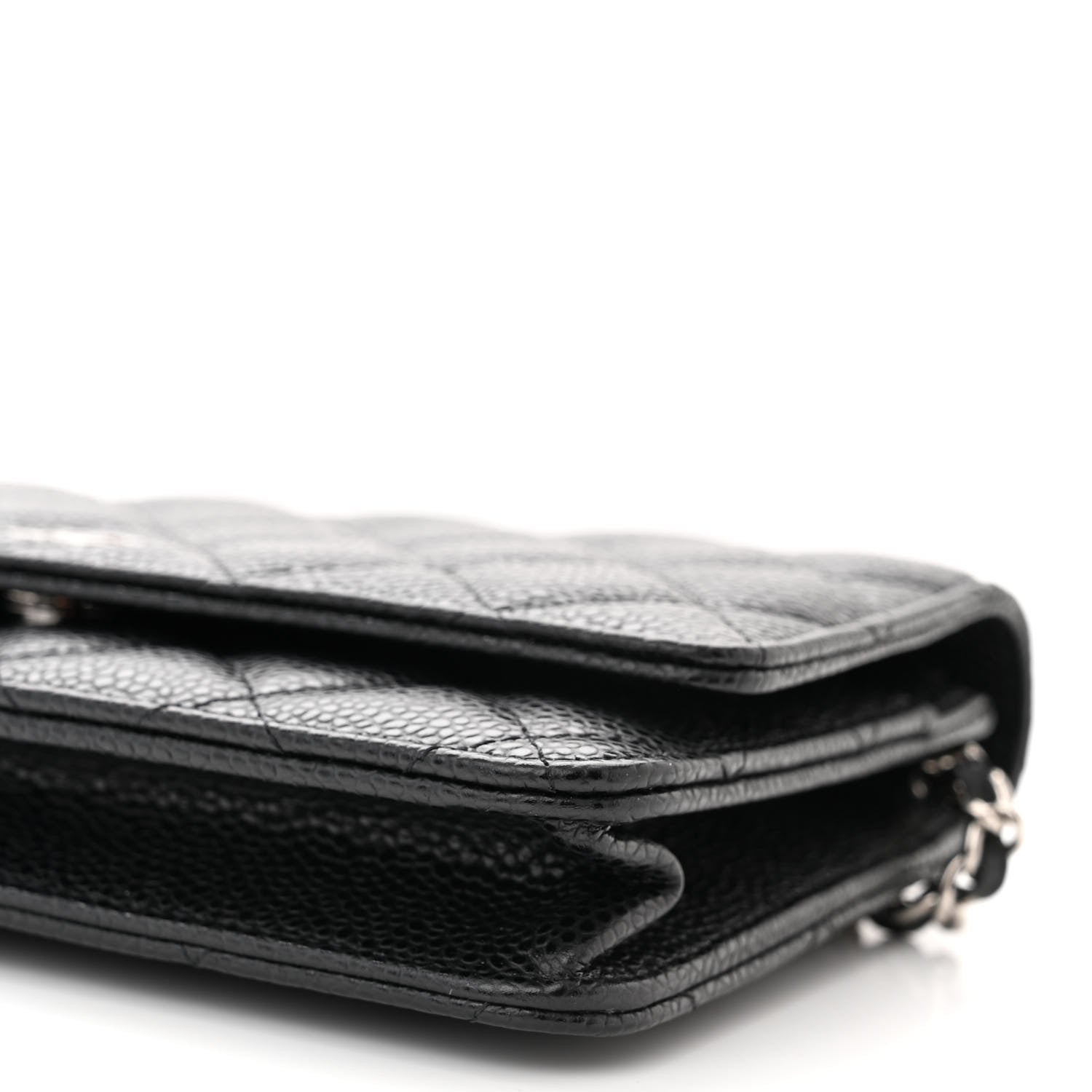 Chanel Caviar Quilted Wallet on Chain WOC Black 11 of 12
