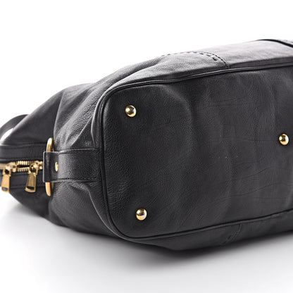 Saint Laurent Calfskin Oversized Muse Black 7 of 8