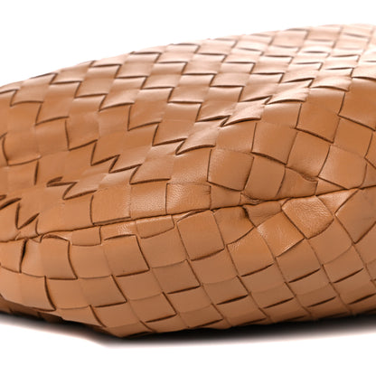 Bottega Veneta Nappa Intrecciato Teen Jodie Hobo Caramel 6 of 7