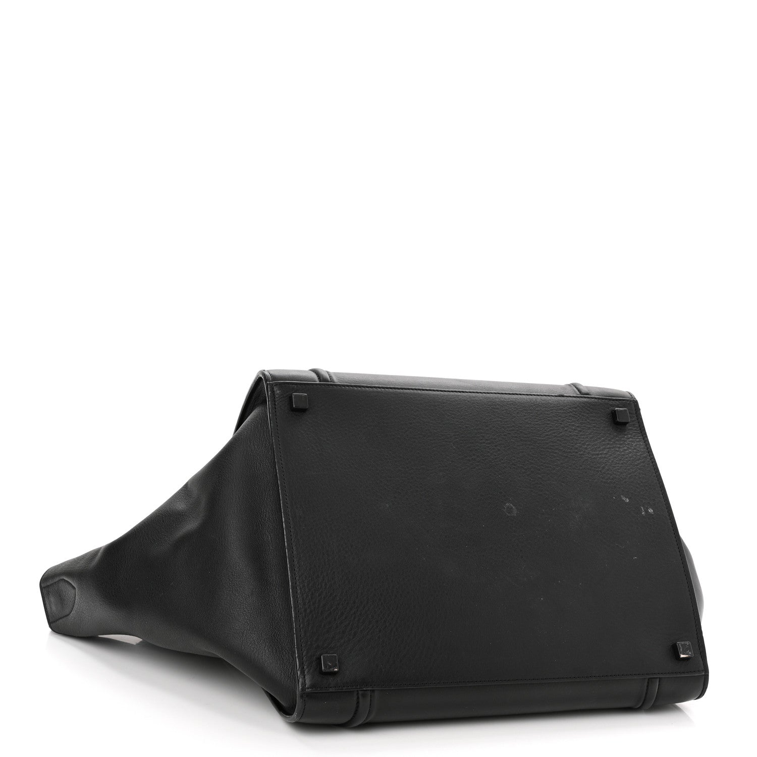 Celine Grained Calfskin Medium Phantom Luggage Black 4 of 14