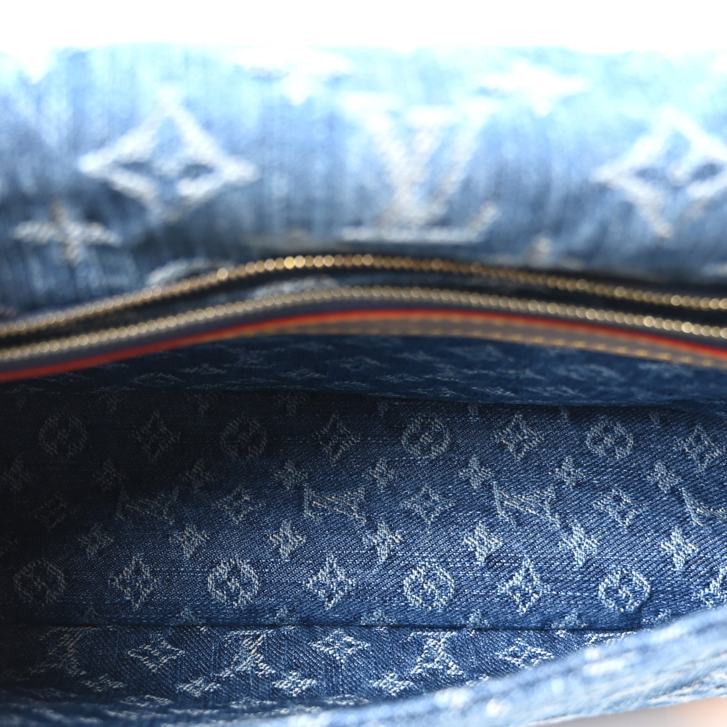 Louis Vuitton Monogram Denim Diane Blue 5 of 9