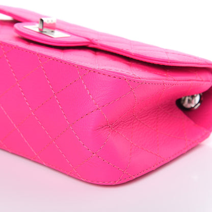 Chanel Goatskin Quilted 2.55 Reissue Mini Flap Fluorescent Pink 9 of 10