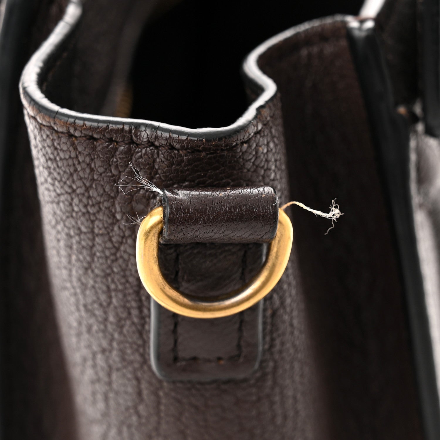 Celine Drummed Calfskin Nano Luggage Brown 13 of 13