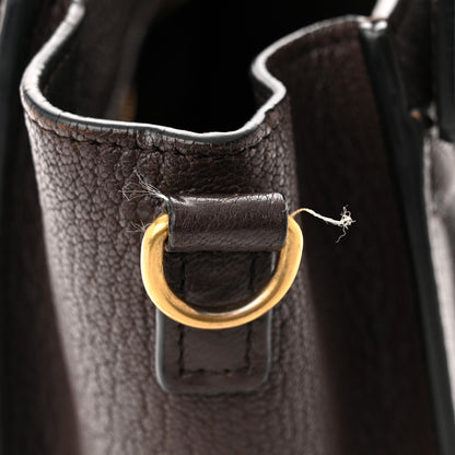 Celine Drummed Calfskin Nano Luggage Brown 13 of 13