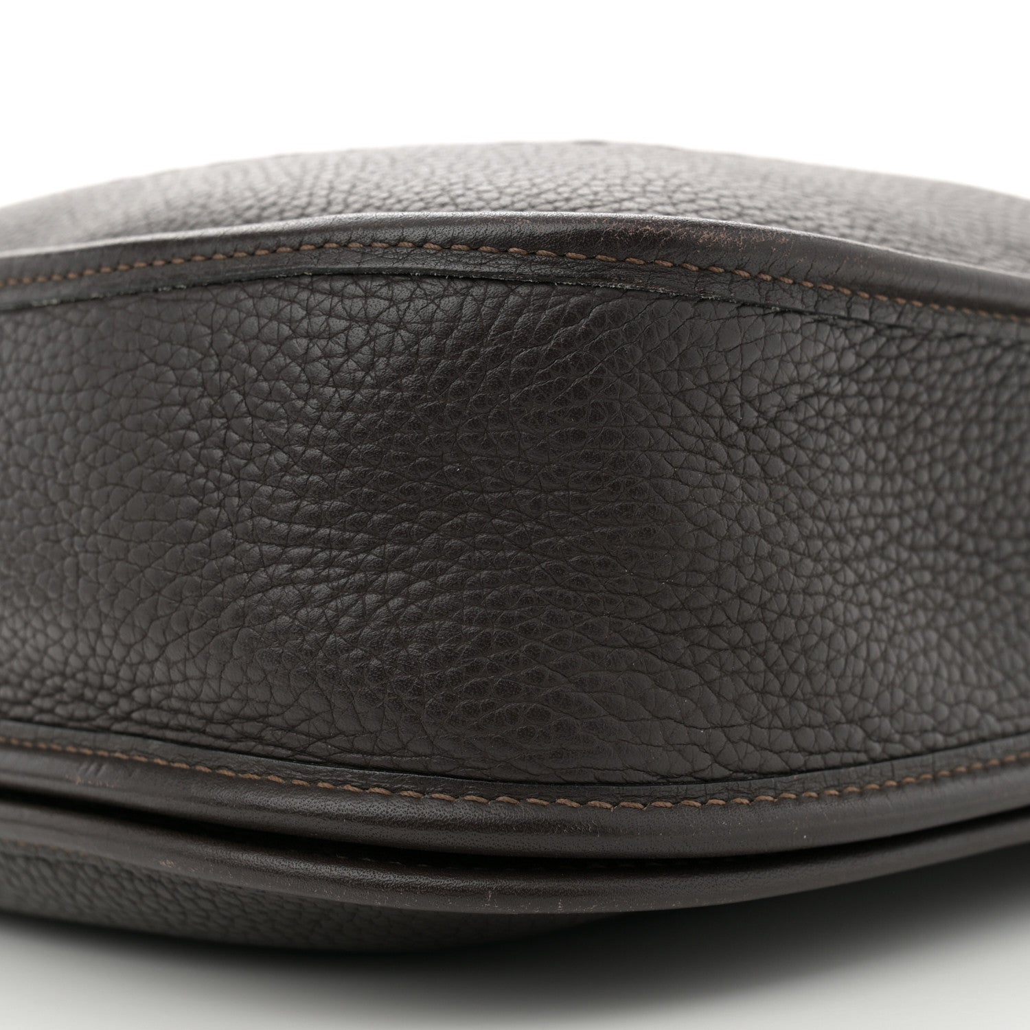 Hermes Taurillon Clemence Evelyne II PM Chocolate 10 of 11