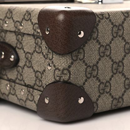 Gucci GG Supreme Monogram Globe-Trotter Beauty Case Brown 8 of 10