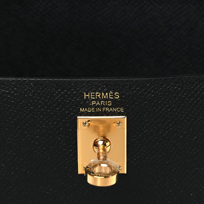 Hermes Epsom Kelly Sellier 25 Black 6 of 10