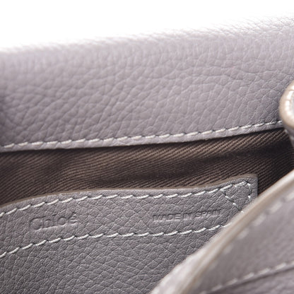 Chloe Calfskin Mini Marcie Round Crossbody Bag Cashmere Grey 6 of 8
