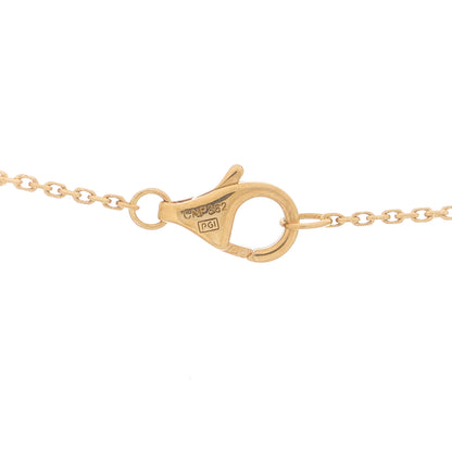Cartier 18K Yellow Gold Diamond Chrysoprase XS Amulette de Cartier Pendant Necklace 5 of 6