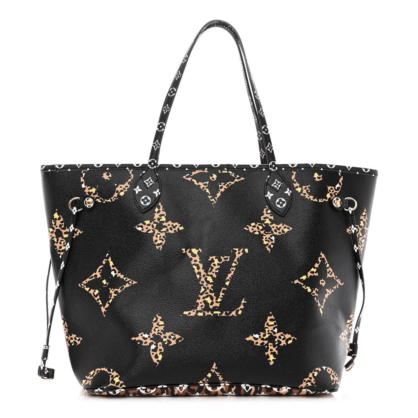Monogram Giant Jungle Neverfull MM Black