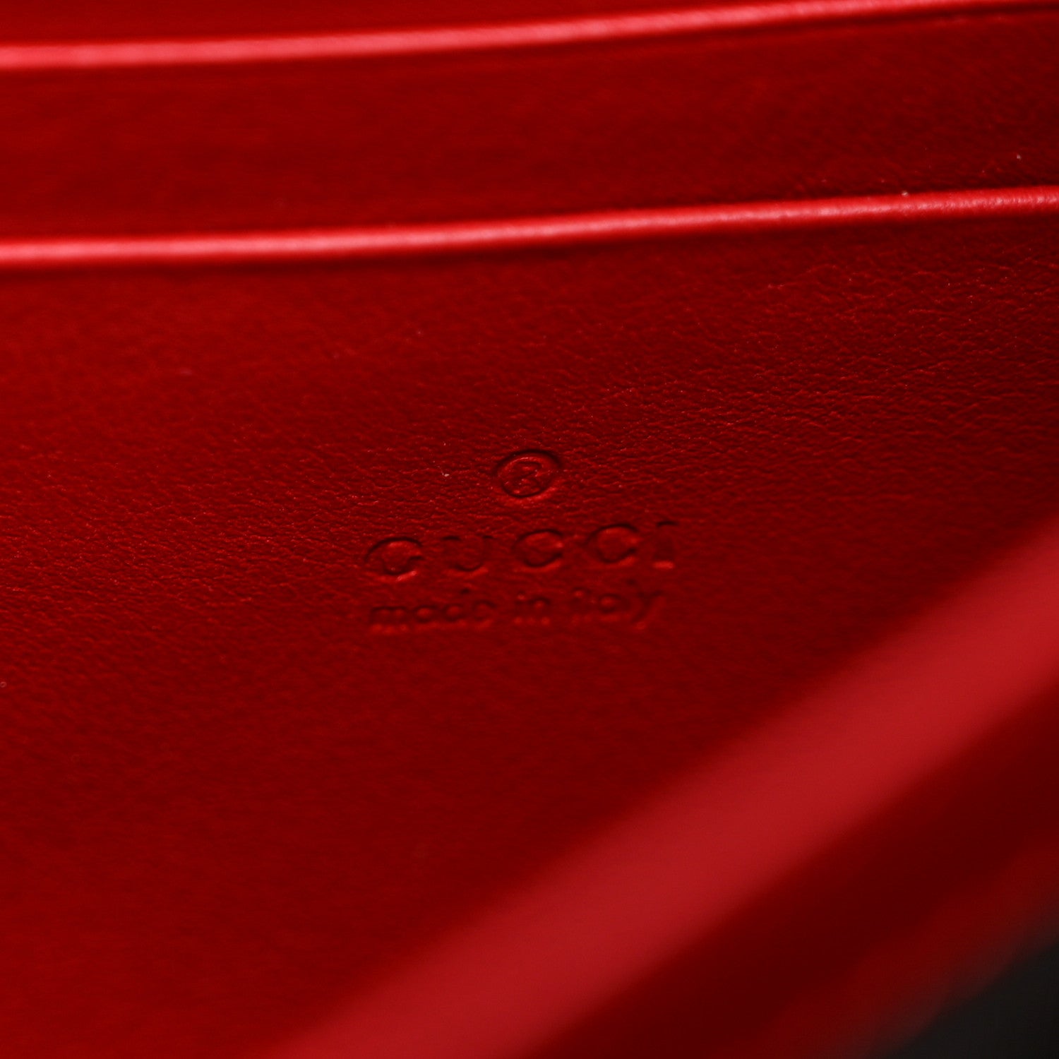 Gucci Velvet Matelasse GG Marmont Chain Wallet Hibiscus Red 6 of 11