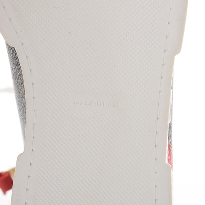 Louis Vuitton Calfskin Patent Monogram Stellar Sneaker Boots 35 Rouge 6 of 9